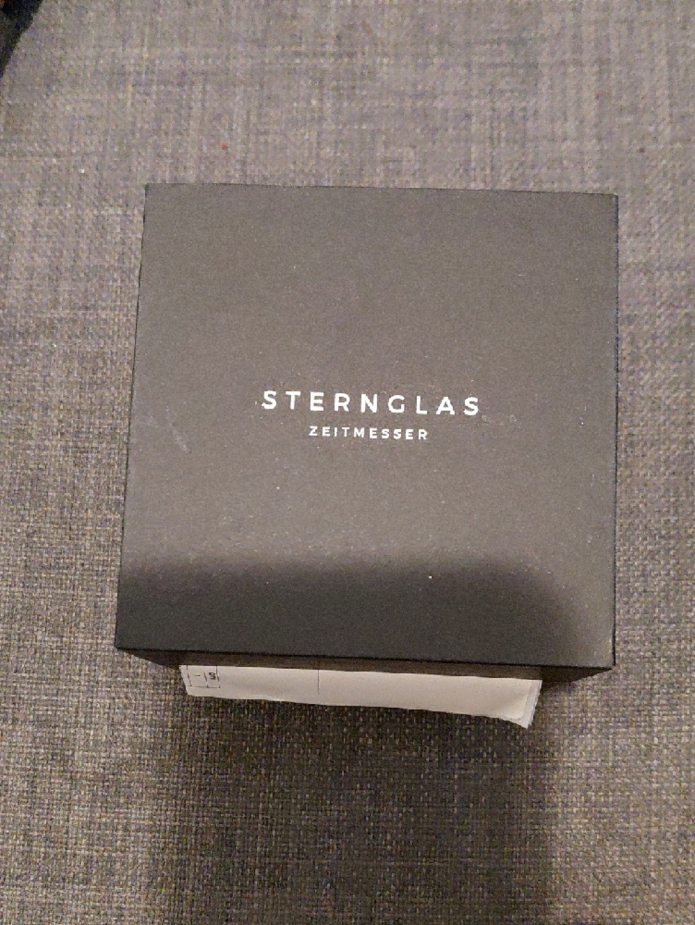 Sternglas Men's Blue Dial Watch with Brown Leather Strap - Picture 4 of 5